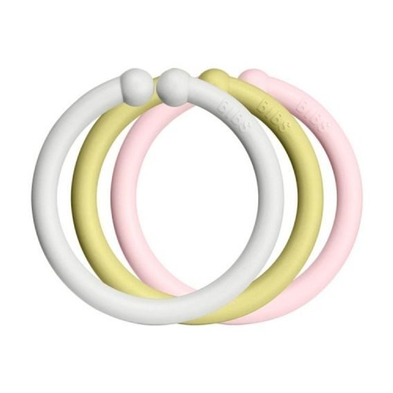 BIBS Loops kroužky 12ks Haze/Meadow/Blossom