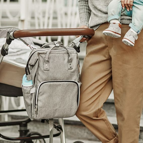 Canpol babies Přebalovací batoh Lady Mum ČERVENÝ