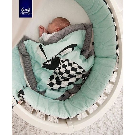 La Millou Luxusní dětská deka s výplní vel.S, TUCANS - RASPBERRY