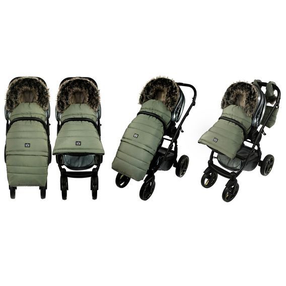 Little Elite Zimní fusak 4v1 Duo KHAKI