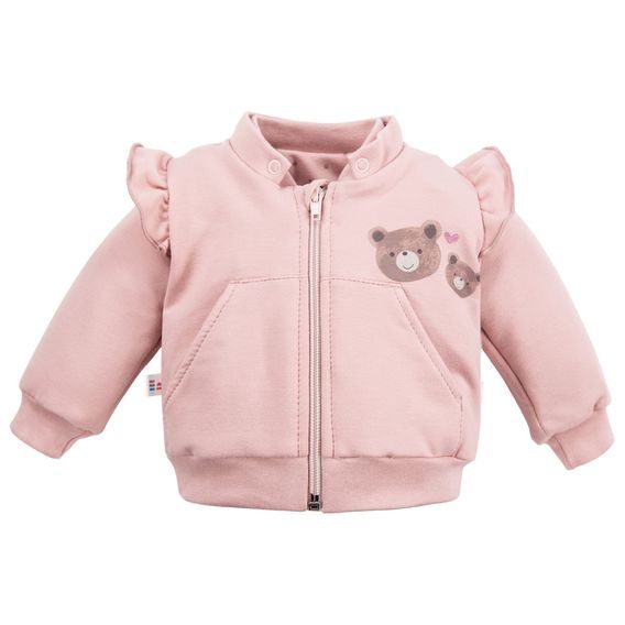 Eevi Souprava mikina + tepláčky Hearts&Bears RŮŽOVÁ