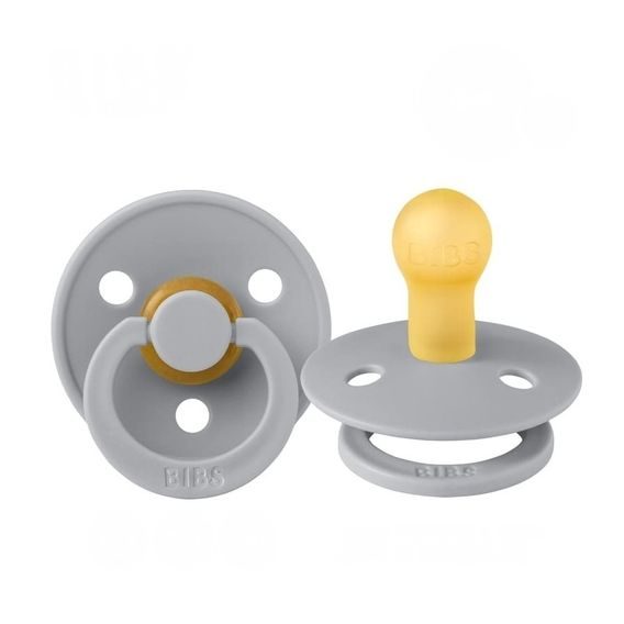 BIBS Colour dudlík kaučuk kulatý 6-18m CLOUD