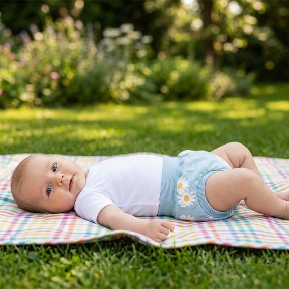 PINOKIO Bloomers kraťásky Daisy MODRÁ