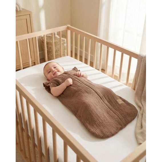 Albero Mio Letní mušelínový spací pytel 4-12m (CC8) ČOKOLÁDOVÁ