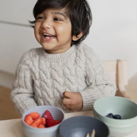 BIBS Stohovací balanční věž Bright Rainbow