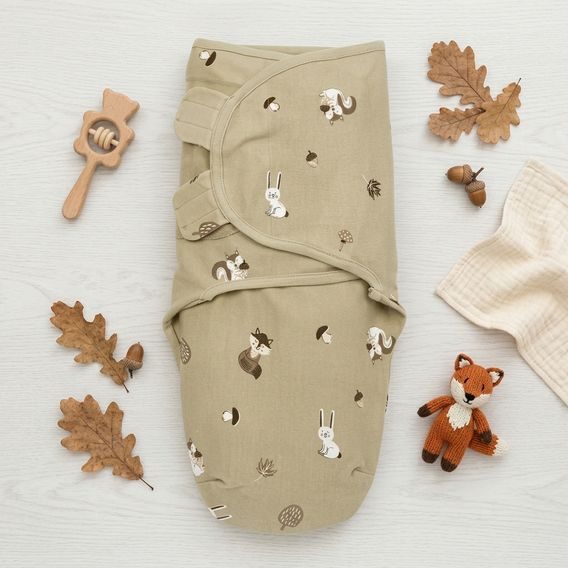 Meyco Zavinovačka 4-6m Forest Animals sand