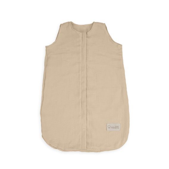 Albero Mio Letní mušelínový spací pytel 0-4m BISCUIT BEIGE