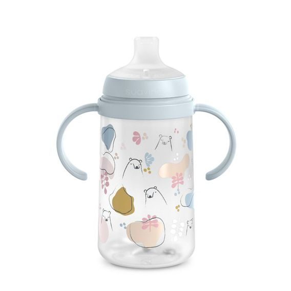 Suavinex Bear 2.láhev s oušky 270ml MODRÁ