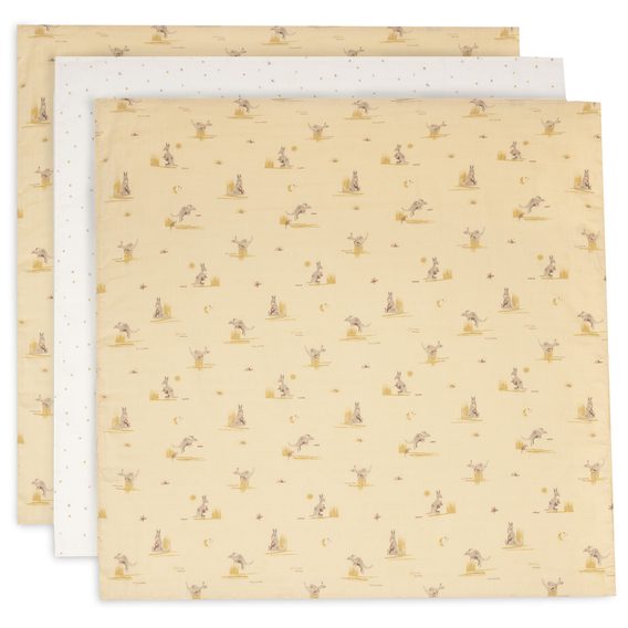 Jollein Pleny 3ks Kangaroots (70x70cm)