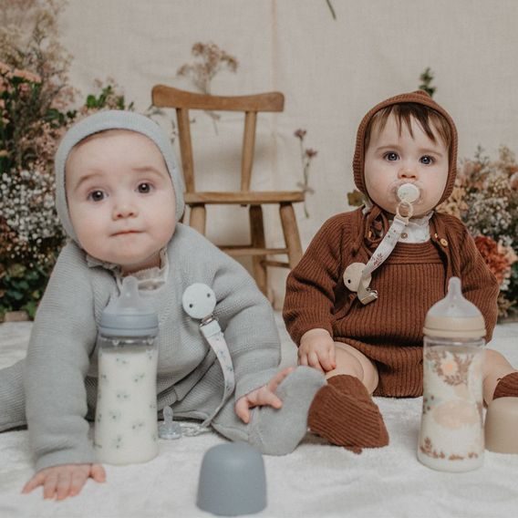 Suavinex Poetry Klip na dudlík se stuhou MODRÝ