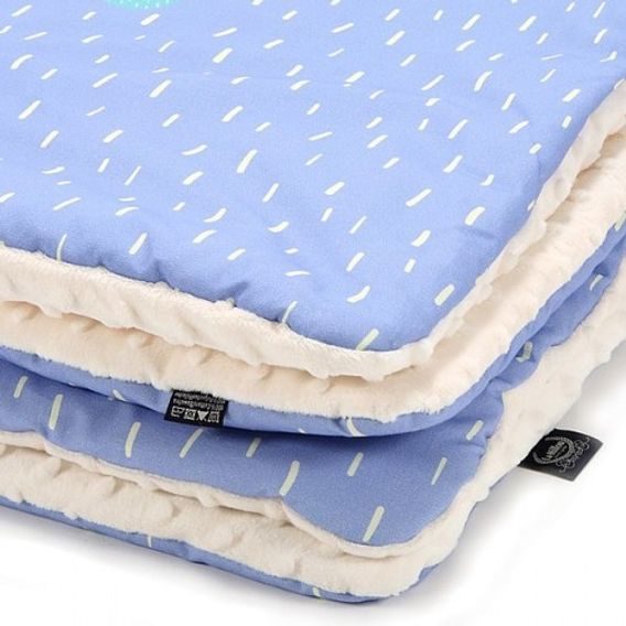 La Millou Luxusní dětská deka s výplní vel.M, WOLFIE - ECRU