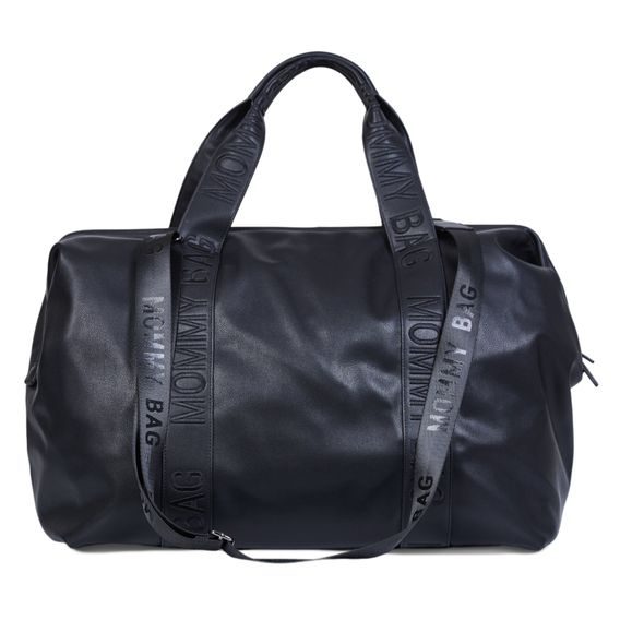 Childhome Přebalovací taška Mommy Bag Signature Vegan Leather Black
