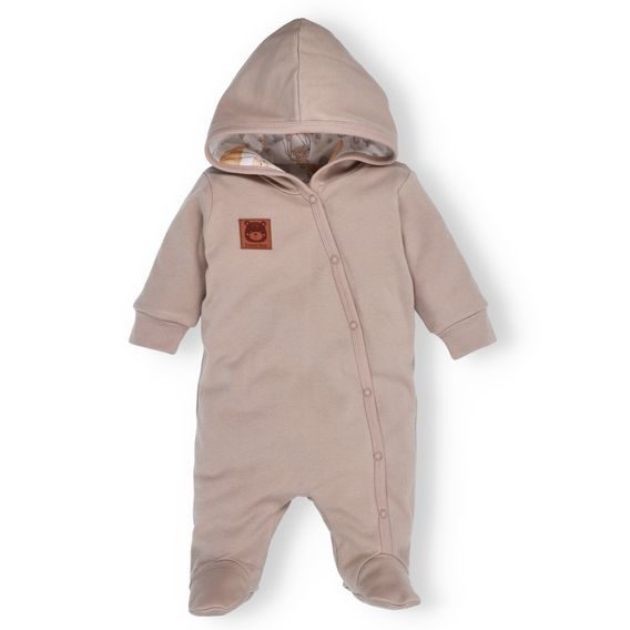 NINI Kojenecká kombinéza overal Méďa Pilot SVĚTLE HNĚDÁ