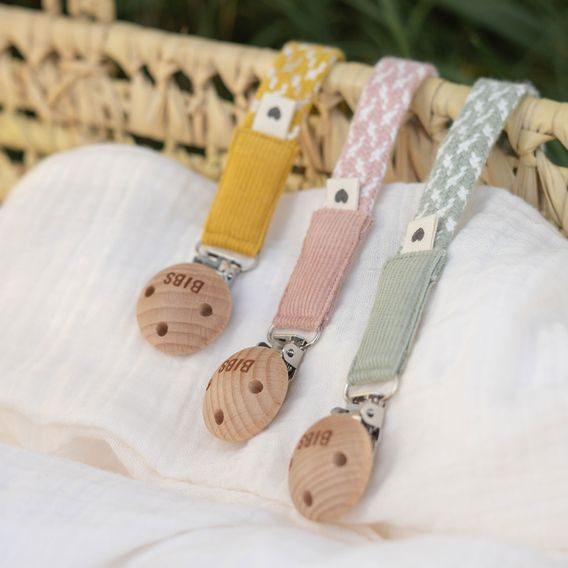 BIBS Klip na dudlík Baby Blue/Ivory