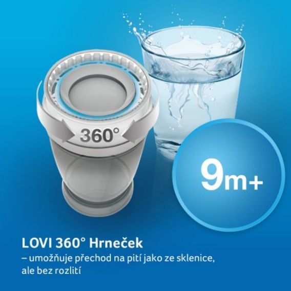 LOVI Hrneček 360 WILD SOUL 250ml 9m+ RŮŽOVÝ