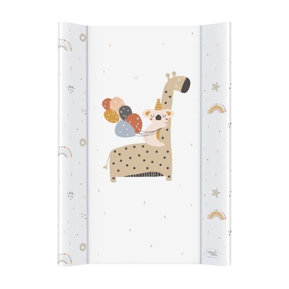 Ceba baby Přebalovací podložka s pevnou deskou COMFORT (50x70) Giraffe