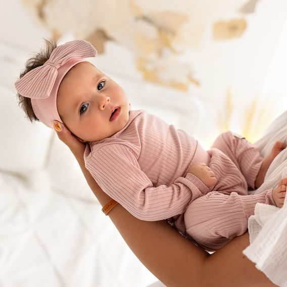 Makoma Body dlouhý rukáv Harmony PUDROVĚ RŮŽOVÁ