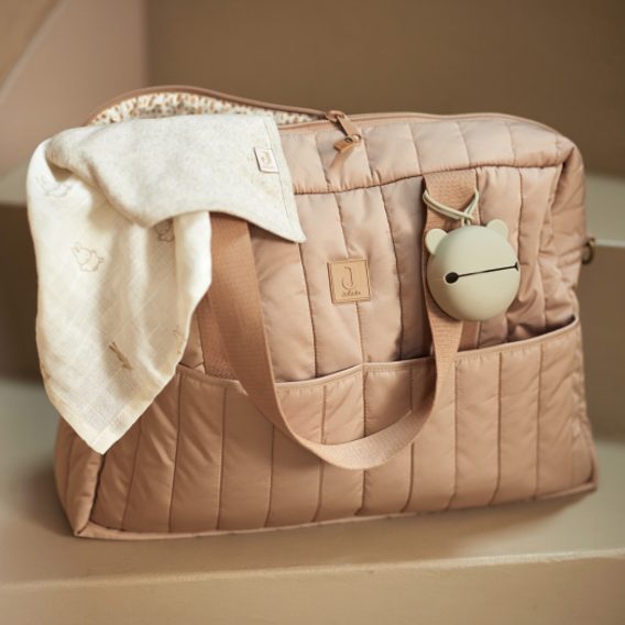 Jollein Silikonové pouzdro na šidítko OLIVE GREEN