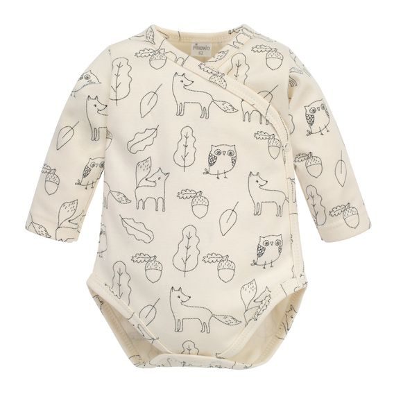 PINOKIO Zavinovací body dlouhý rukáv Secret Forest LIŠKY