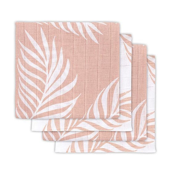 Jollein Pleny 4ks (70x70cm) NATURE PALE PINK