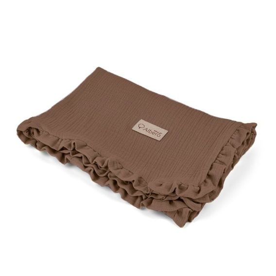 Albero Mio Mušelínová dečka ČOKOLÁDOVÁ