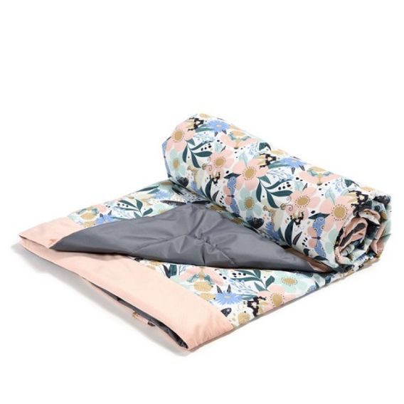 La Millou Pikniková deka Velvet/Cotton - FAIRYTALE LAND & POWDER PINK