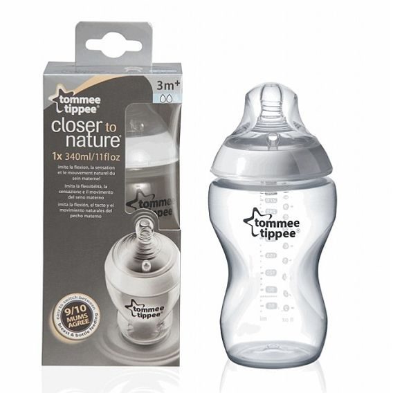 Tommee Tippee Kojenecká láhev C2N 340ml 3m+, 1ks