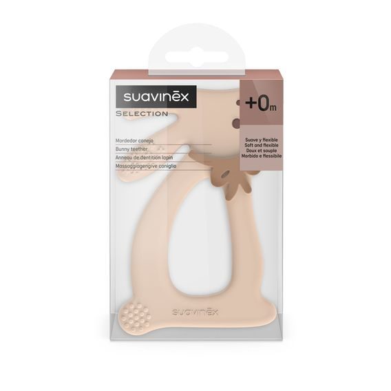 Suavinex Wonderland kousátko 0m+ KRÁLÍČEK KRÉMOVÉ New