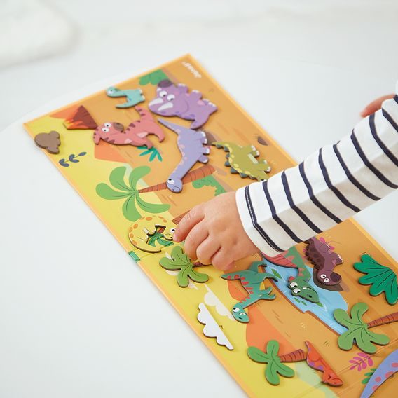 Janod Magnetická kniha Magnetistories DINOSAUŘI