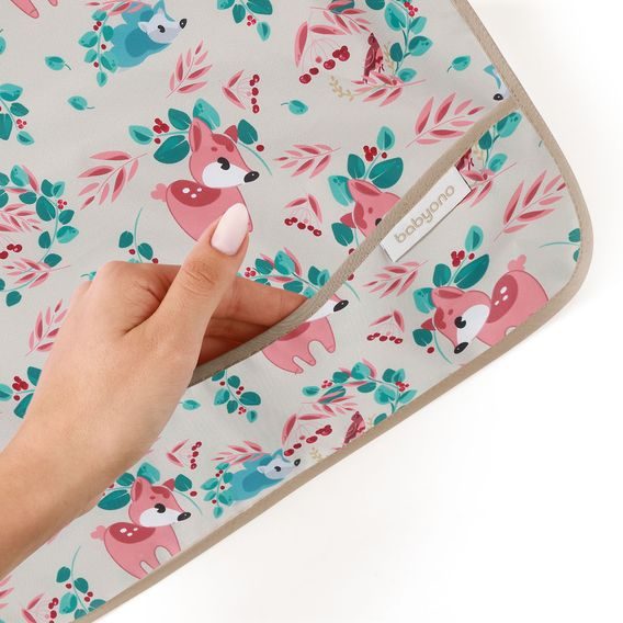 BabyOno Omyvatelný bryndák zástěrka 24m+ LES