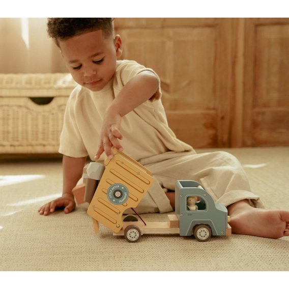 Little Dutch Náklaďák se sklápěčkou dřevěný