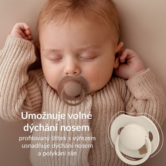 LOVI Dudlík silikonový dynamický PRIME 0-6m 1ks Nude