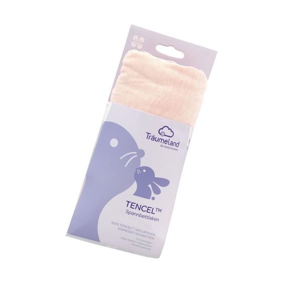 Träumeland Prostěradlo Tencel 120x60/140x70 STARORŮŽOVÁ