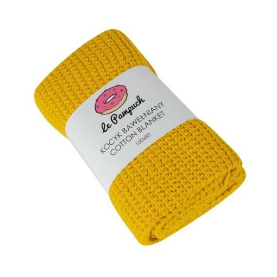 Le Pampuch Pletená dětská deka 100%Cotton HONEY