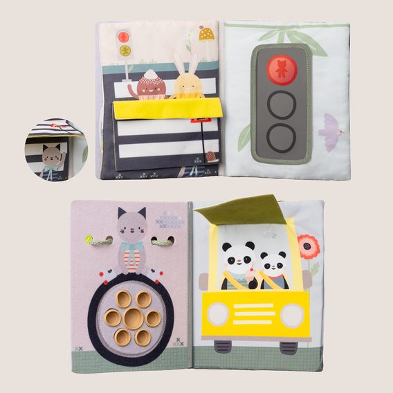 Taf Toys Knížka s aktivitami do auta Busy Book