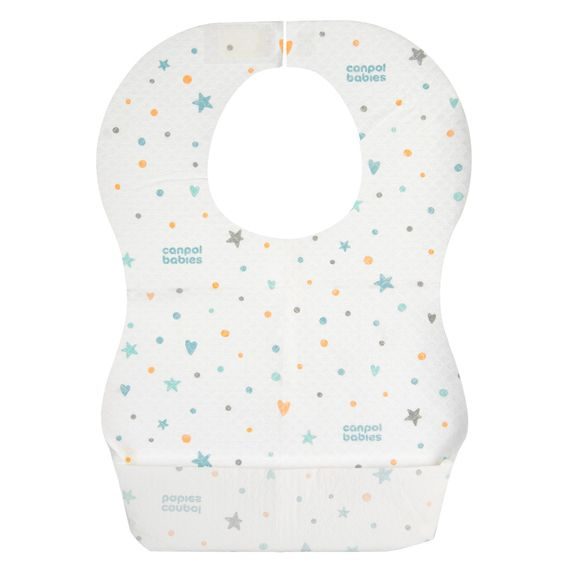 Canpol babies Bryndák voděodolný jednorázový s kapsou 10ks