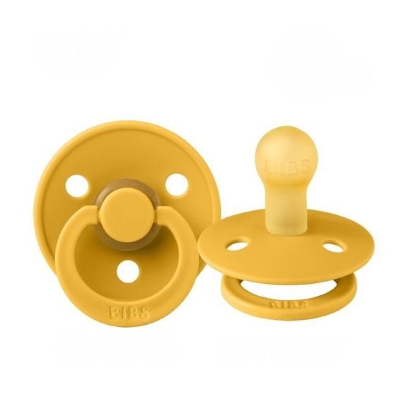 BIBS Colour dudlík kaučuk kulatý 6-18m HONEY BEE