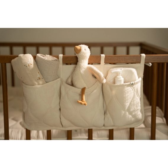 Little Dutch Mušelínový kapsář organic Pure SOFT WHITE