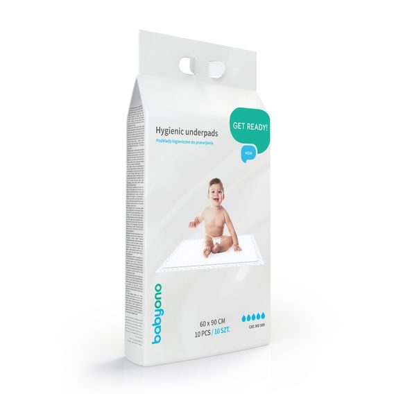 BabyOno Jednorázové hygienické podložky 60x90cm 10ks