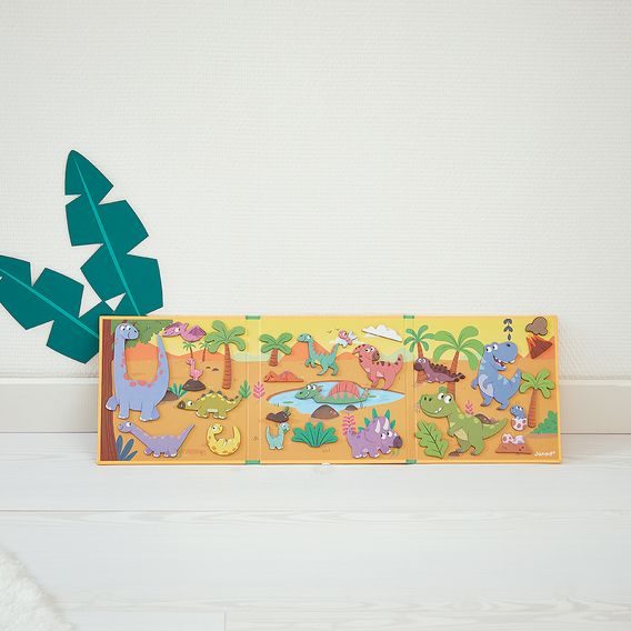 Janod Magnetická kniha Magnetistories DINOSAUŘI