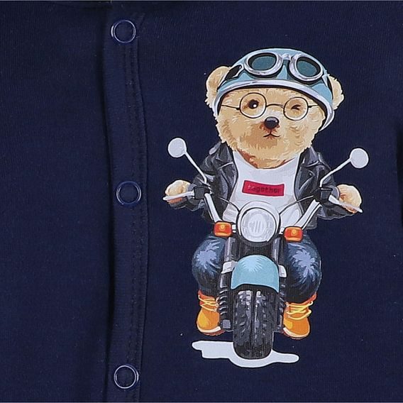 NINI Zateplená oboustranná mikina Teddy Bear