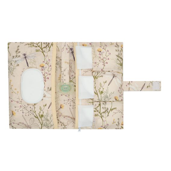 KikkaBoo Pouzdro na pleny Secret Garden Beige
