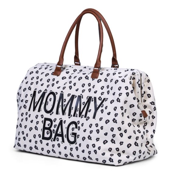 Childhome Přebalovací taška Mommy Bag Canvas Leopard