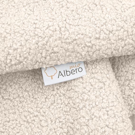 Albero Mio Zateplená dětská deka Boucle VANILKOVÁ