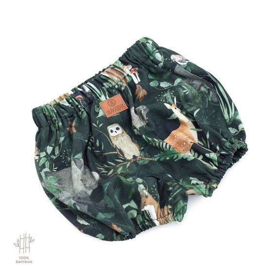 Makaszka Bambusové kraťásky bloomers WOODLAND