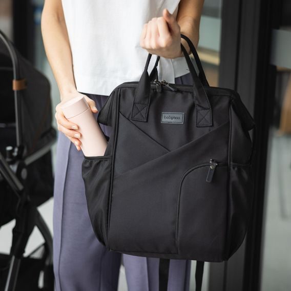 BabyOno Přebalovací batoh Modern Style ČERNÝ