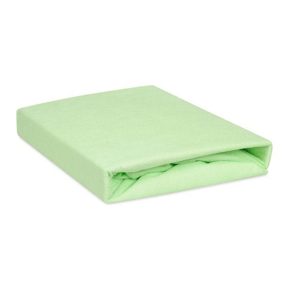 BabyMatex Nepromokavé froté prostěradlo 140x70cm ZELENÉ