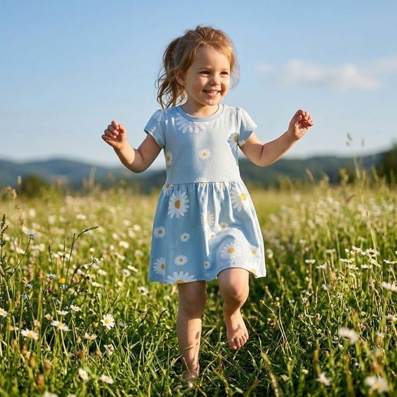 PINOKIO Šaty Daisy MODRÁ