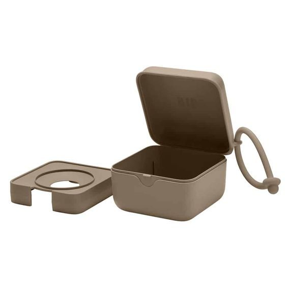 BIBS Krabička na dudlík DARK OAK