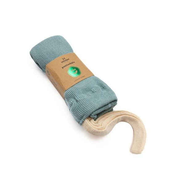 Tatrasvit Punčocháče s kšandami 100% BIO bavlna MODRÁ